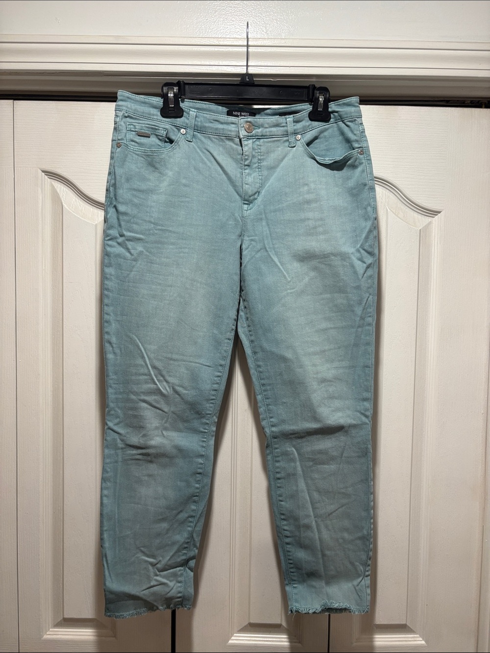 Nine West Light Aqua ankle skinny Jeans